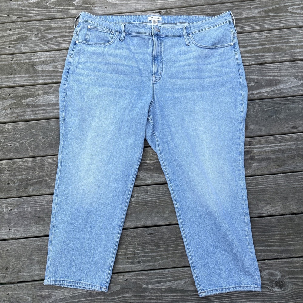 NEW Madewell The Perfect Vintage Jean 28W Women Plus Denim High waist Stretch - Picture 1 of 13